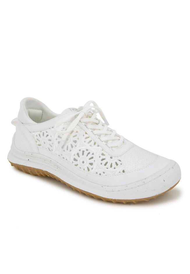 Sunny Plant Based Lace Up Sneaker, WHITE, hi-res image number null