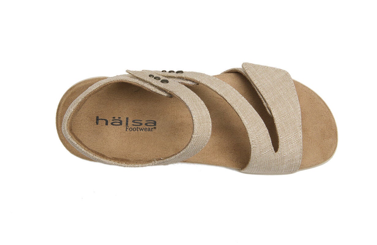 Denia Adjustable Sandal, NATURAL, alternate image number 3