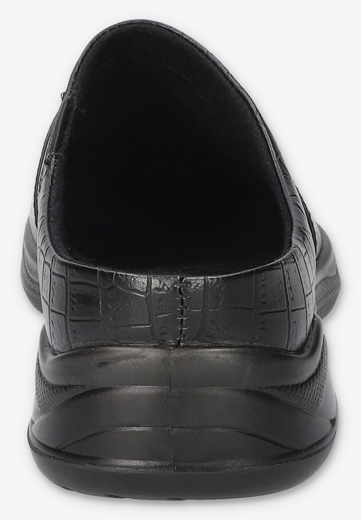 Janalee Comfort Mule, BLACK CROCO, on-hover image number 1