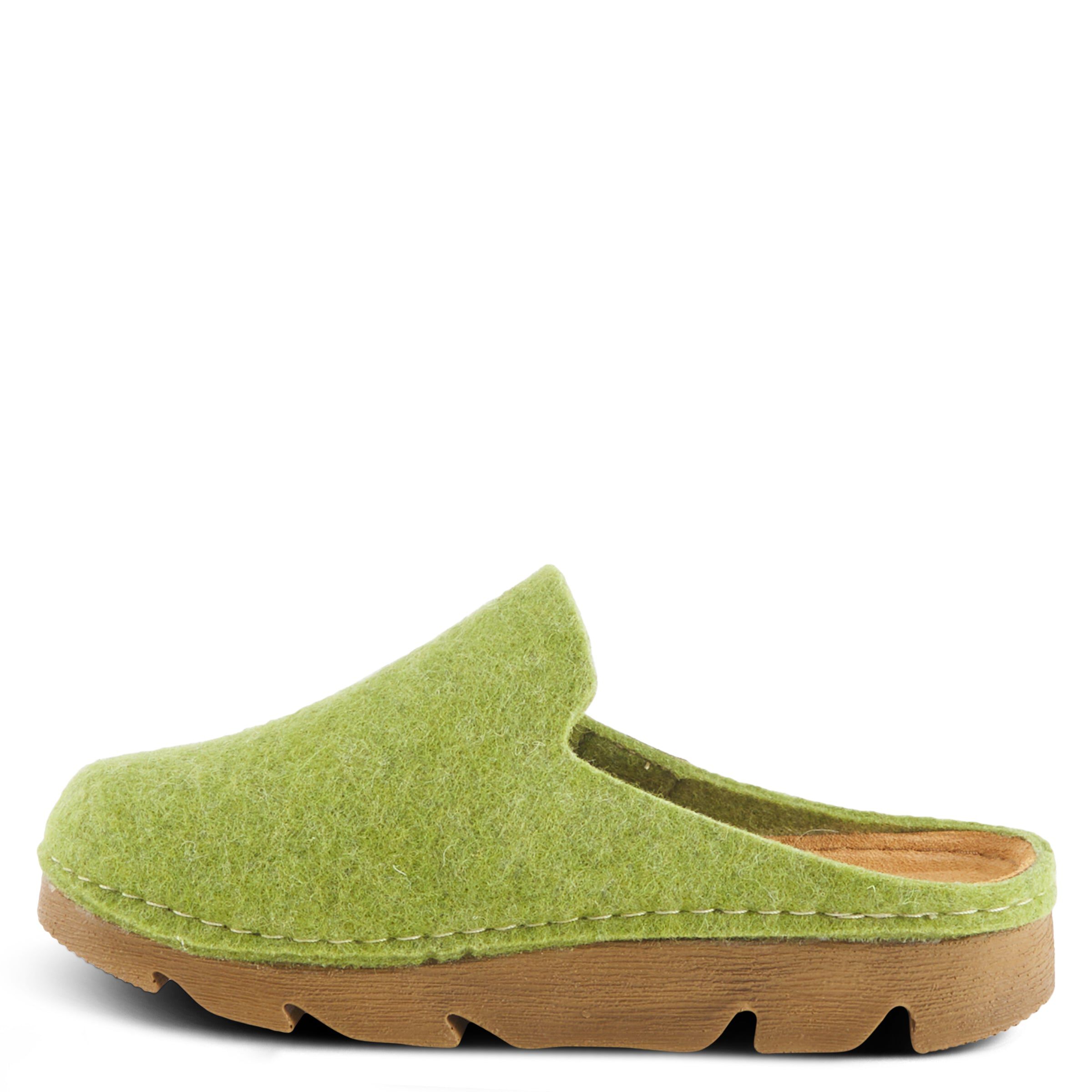 Cloggish Slippers, GREEN, alternate image number 2