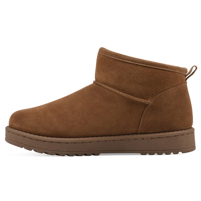 Inspo Faux Fur Leather Bootie, WHISKEY SUEDE, alternate image number null