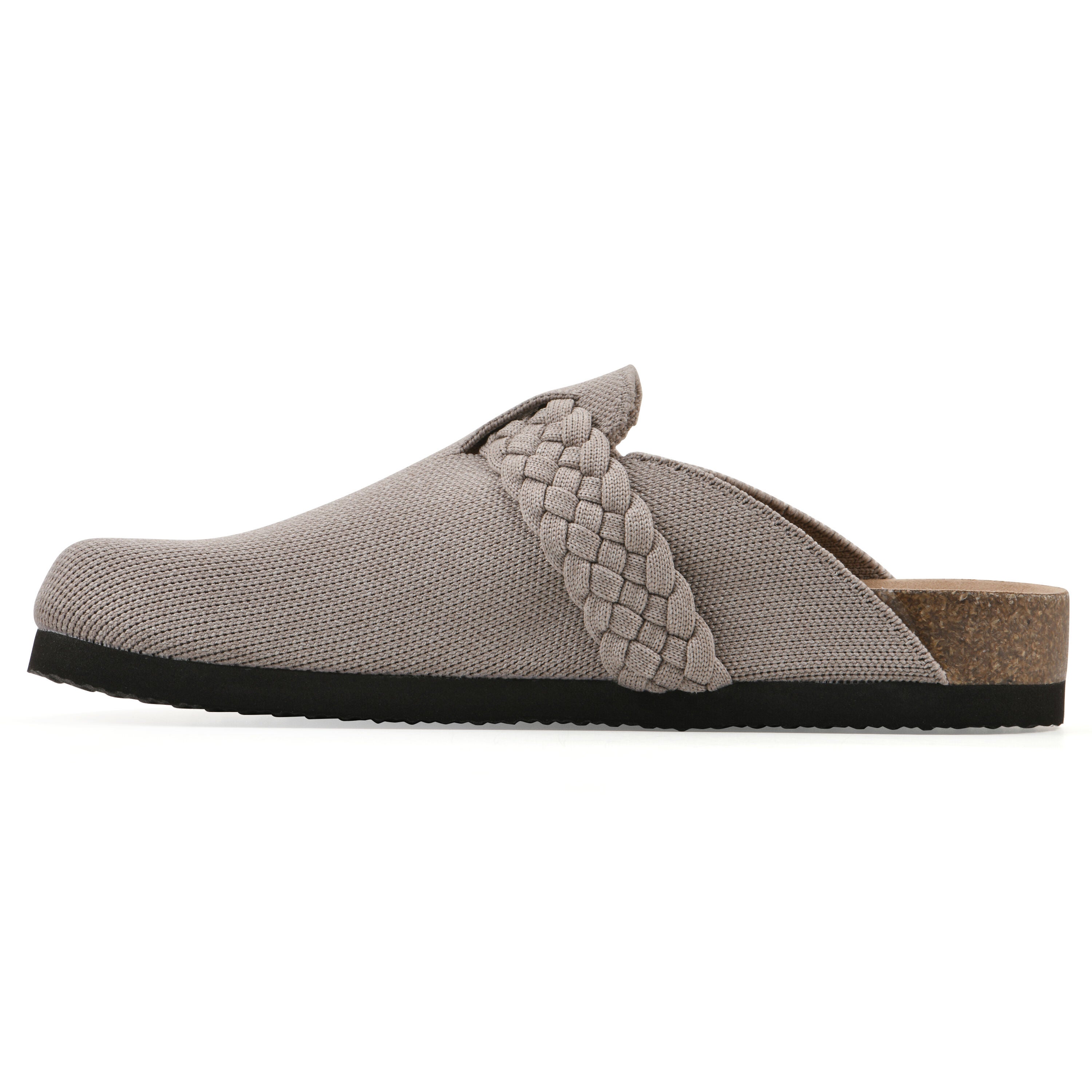 Bestie Footbeds Clog, GREY FABRIC, alternate image number 3