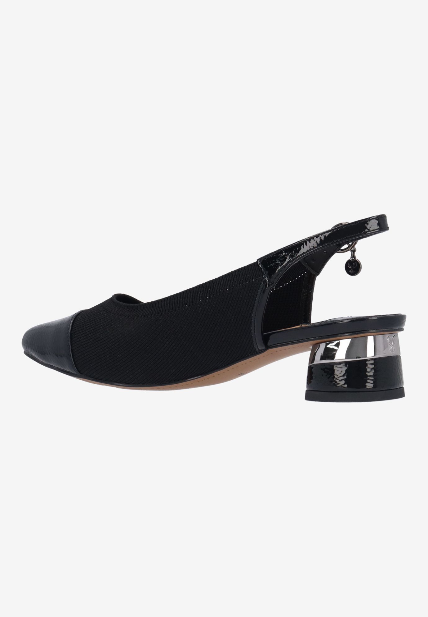 Givora Sling Back Pump, BLACK, alternate image number 5