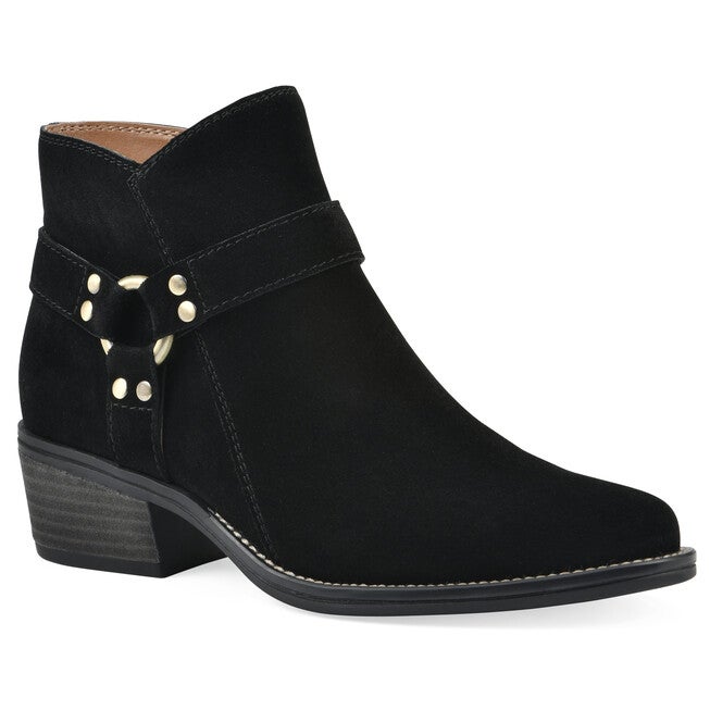 Altossa Western Bootie, BLACK SUEDE, hi-res image number null