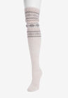 Patterned Cuff Over The Knee Socks, , alternate image number null