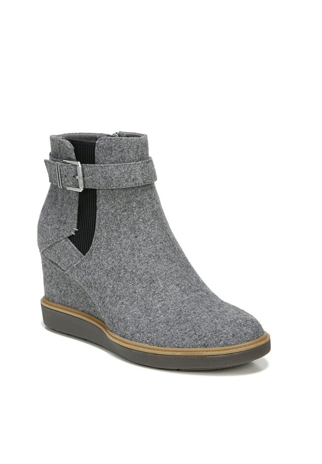 Jacinda Wedge Bootie, GREY FLANNEL, hi-res image number null