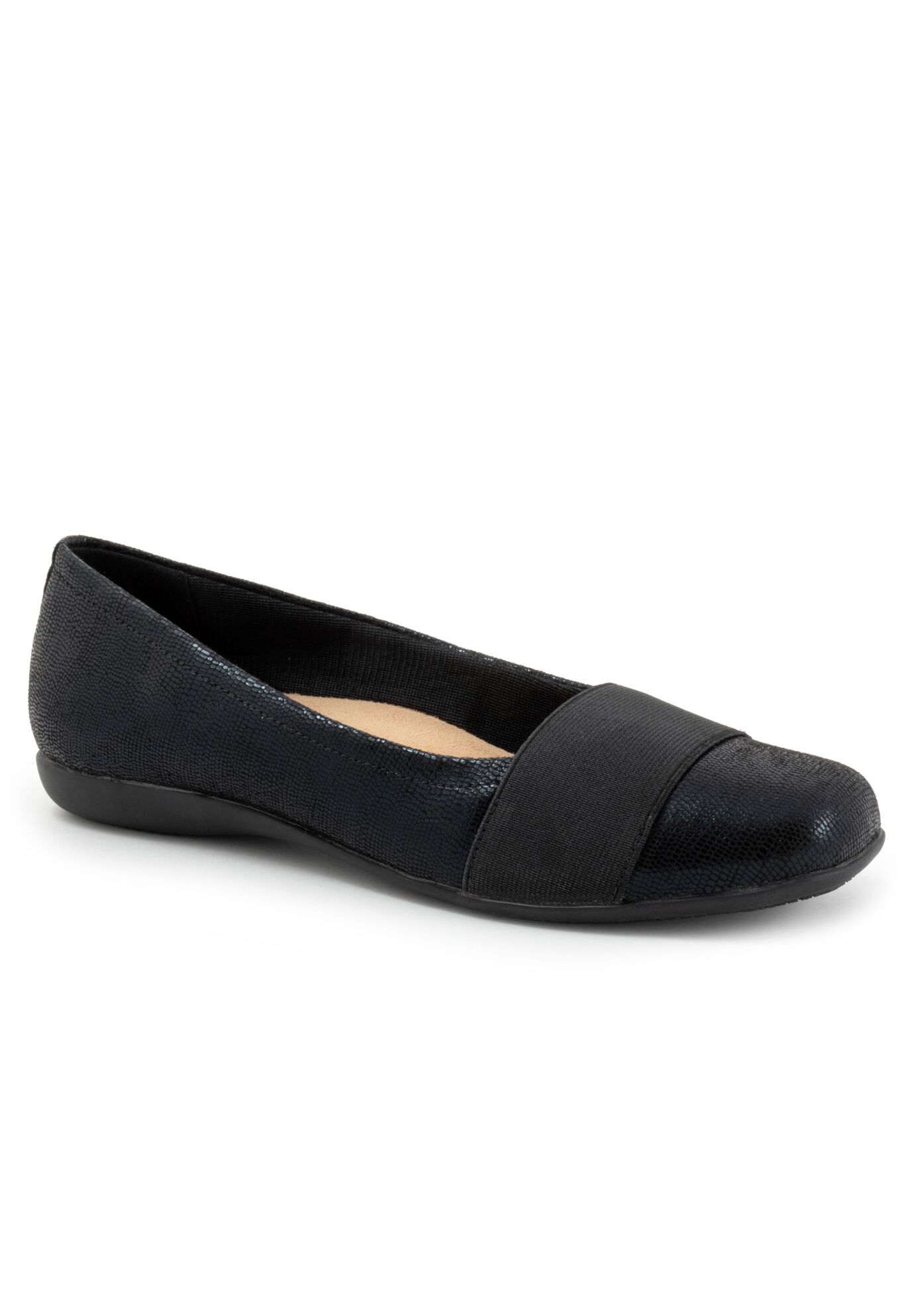 Samantha Slip On Flats, BLACK LIZARD, hi-res image number 0