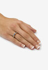 Yellow Gold-Plated Simulated Birthstone Ring, , alternate image number null
