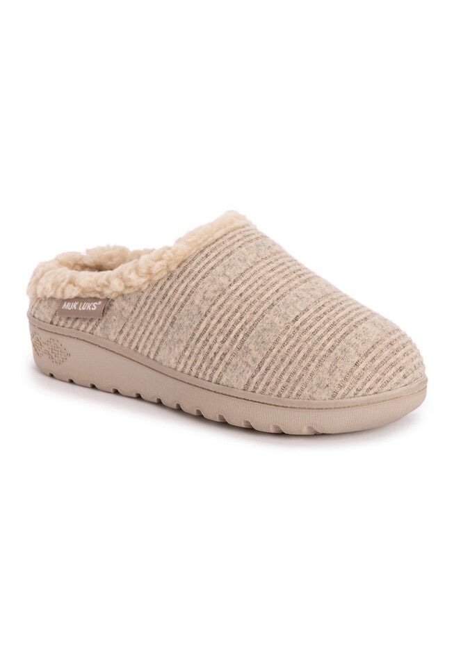 Heidi Bree Slip On Clog, BLUSH BRUSHED RIB, hi-res image number null