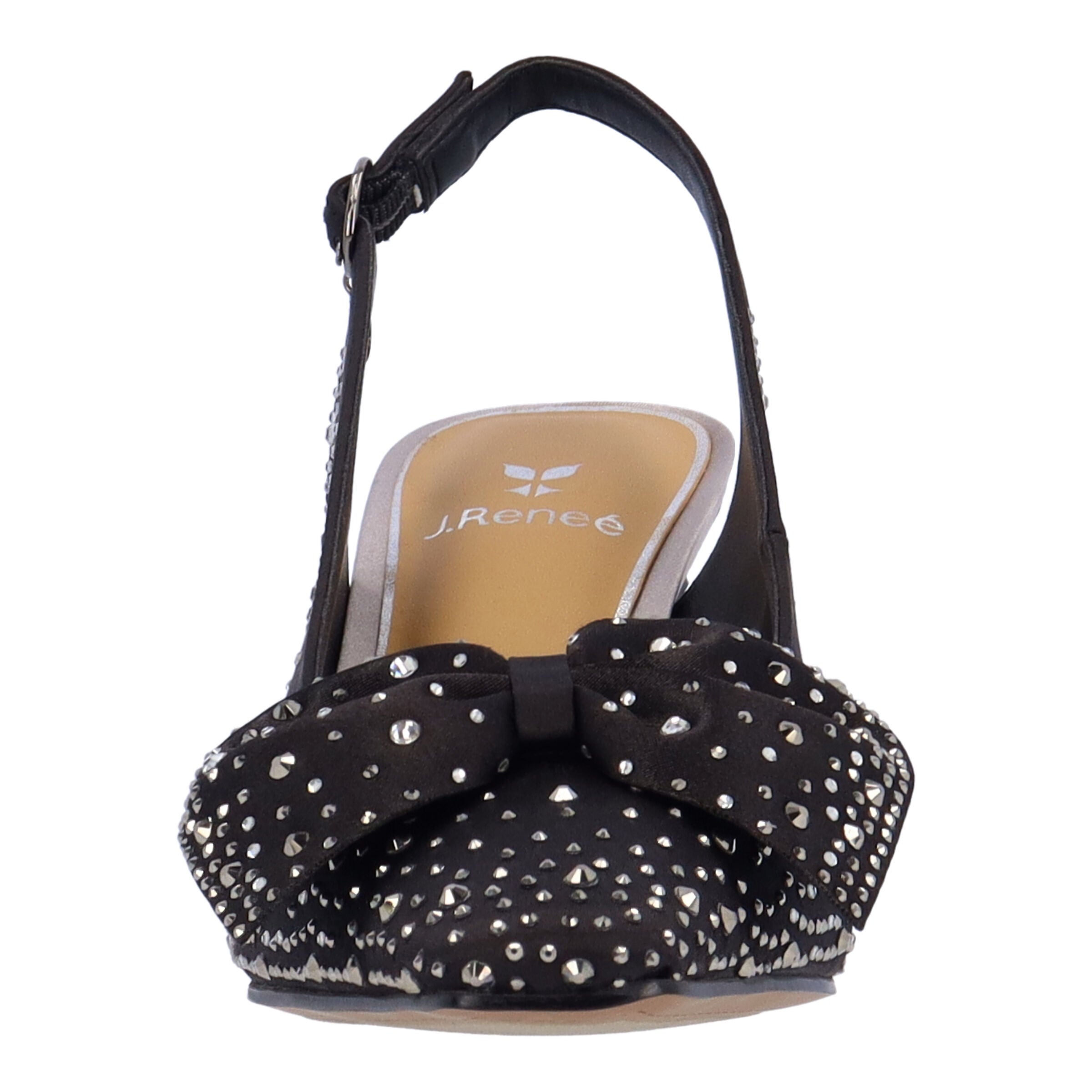 Harlan Slingback Pump, BLACK GRAY, alternate image number 2