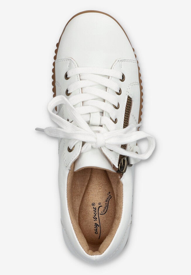 Novie Platform Sneaker, WHITE, alternate image number 6