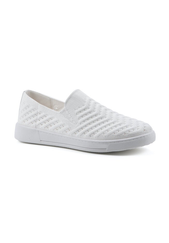 White Mountain Courageous Sneaker, WHITE FABRIC, hi-res image number 0