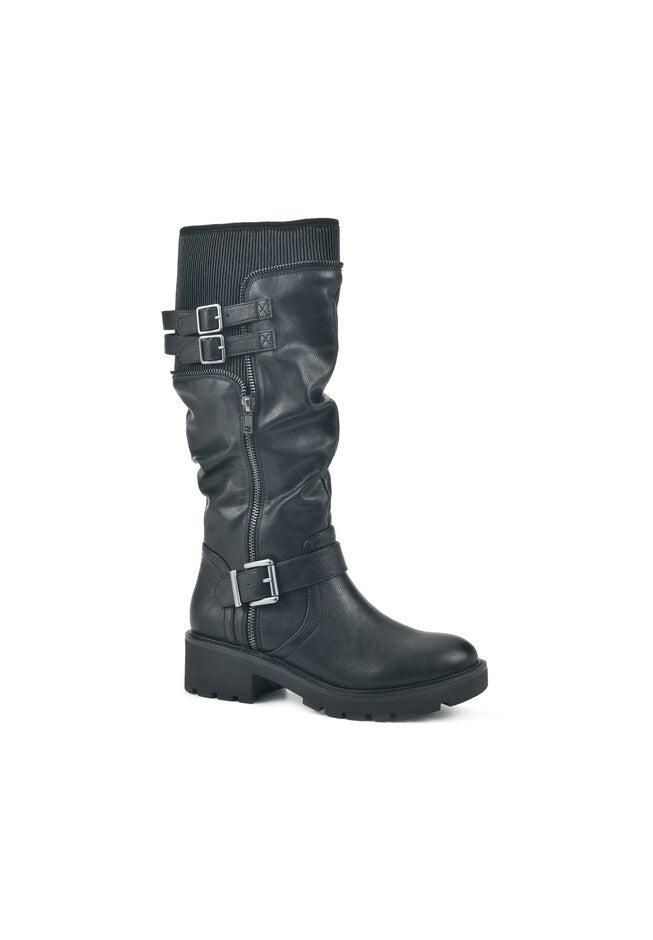 Deepest Tall Calf Boot, BLACK SMOOTH, hi-res image number 0
