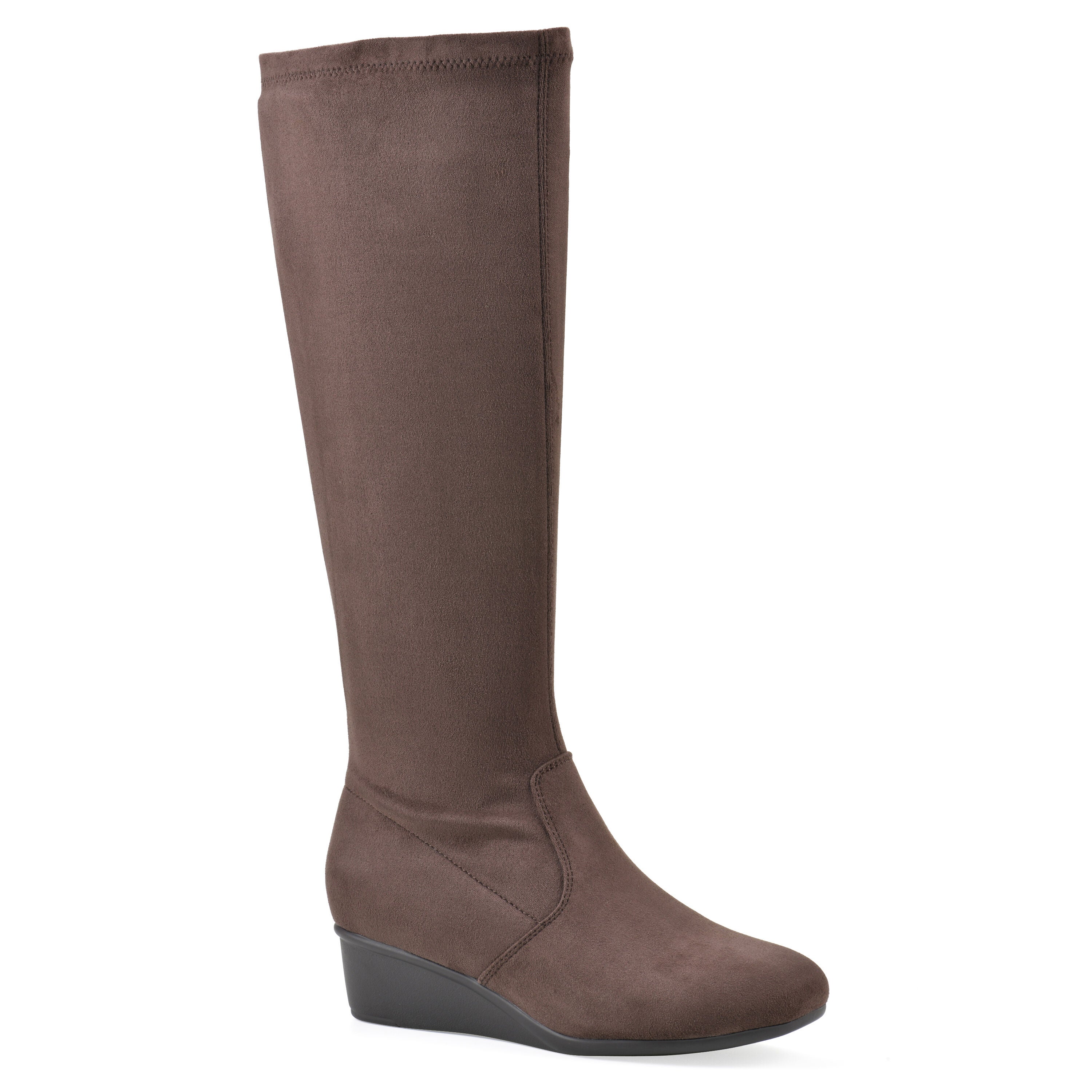 Bolmont Tall Shaft Wedge Boot, DARK BROWN, hi-res image number 0