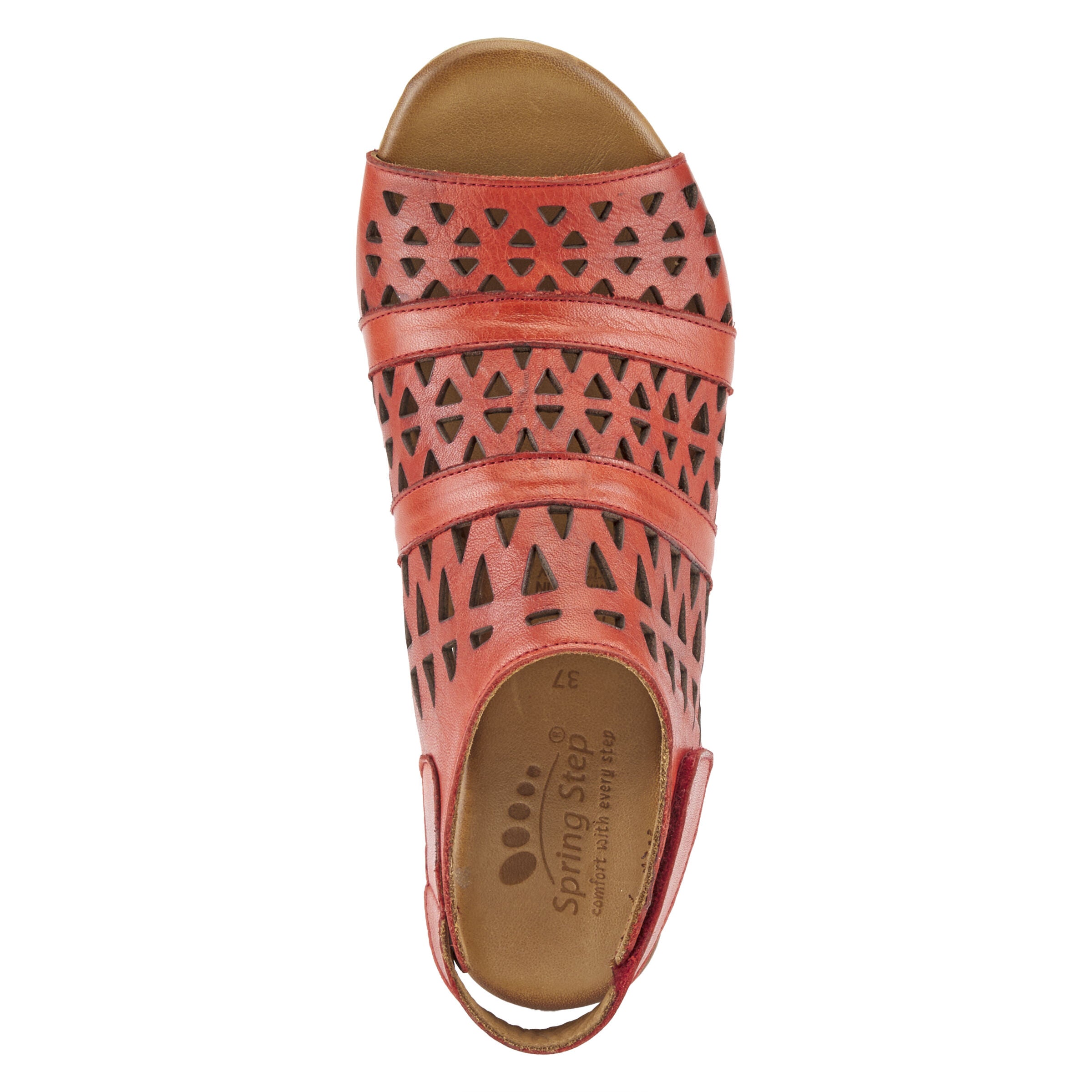Dorotha Ankle Strap Sandal, RED, alternate image number 3