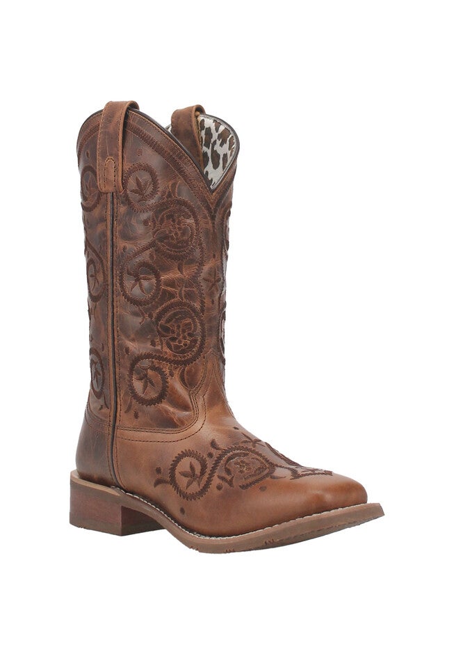 Dizzie Mid Calf Boot, BROWN, hi-res image number null