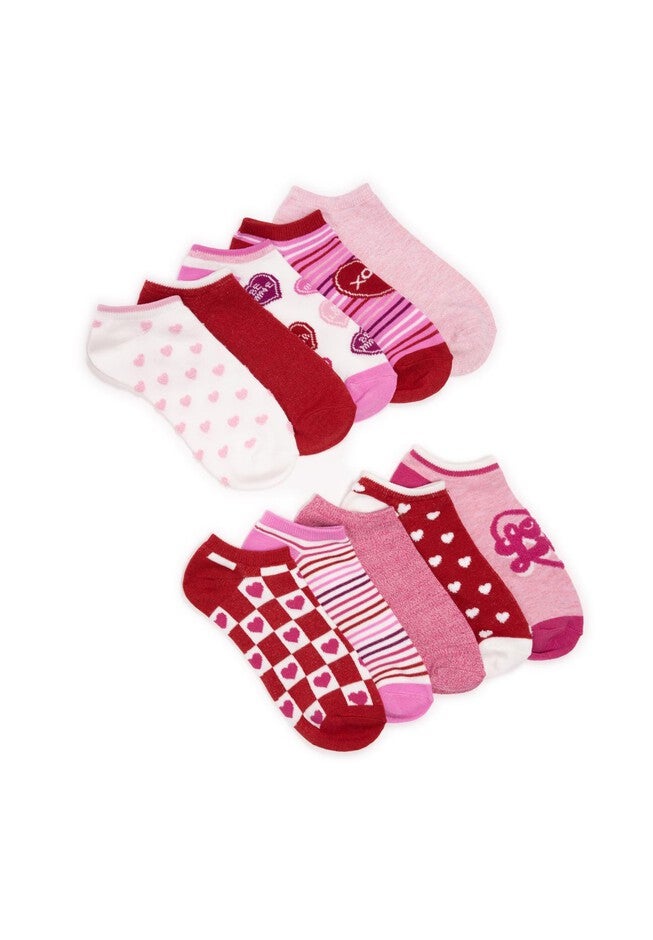 Set Of 10 Valentine'S Day Socks, VALENTINE ASSORTED, hi-res image number null