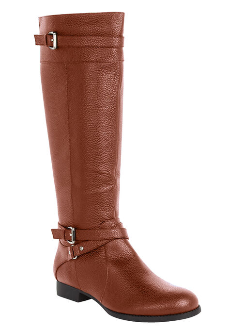The Janis Leather Boot , COGNAC, hi-res image number null