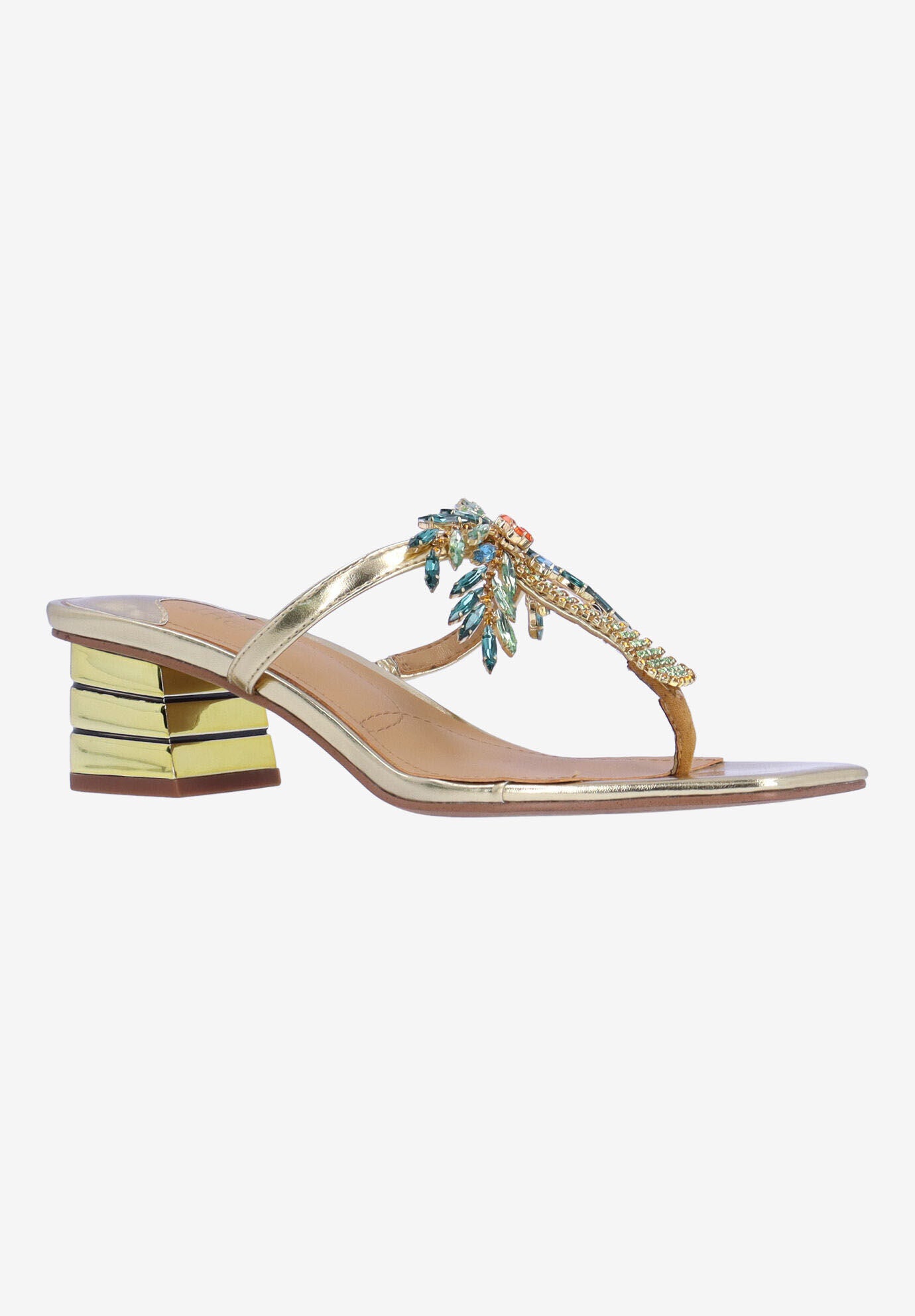 Palmy Dressy Sandal, GOLD, hi-res image number 0