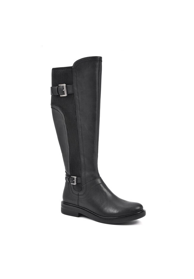 White Mountain Meditate Riding Boot, BLACK SMOOTH, hi-res image number null