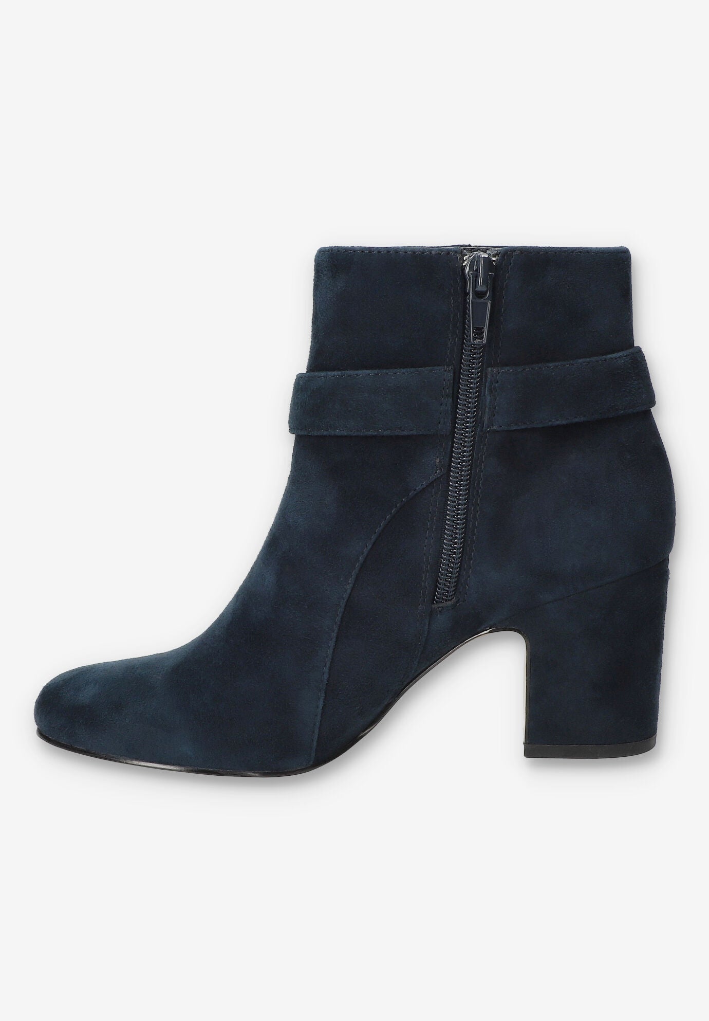 Gamela Dress Ankle Boot, NAVY SUEDE LEATHER, alternate image number 4