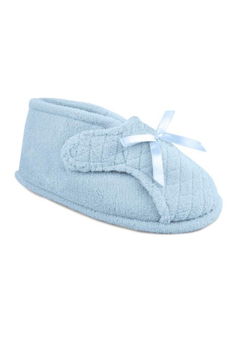 Micro Chenille Slippers, BLUE, hi-res image number null