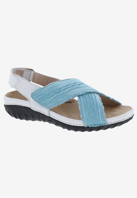 Drew Bon Voyage Sandals, BLUE FABRIC, hi-res image number null