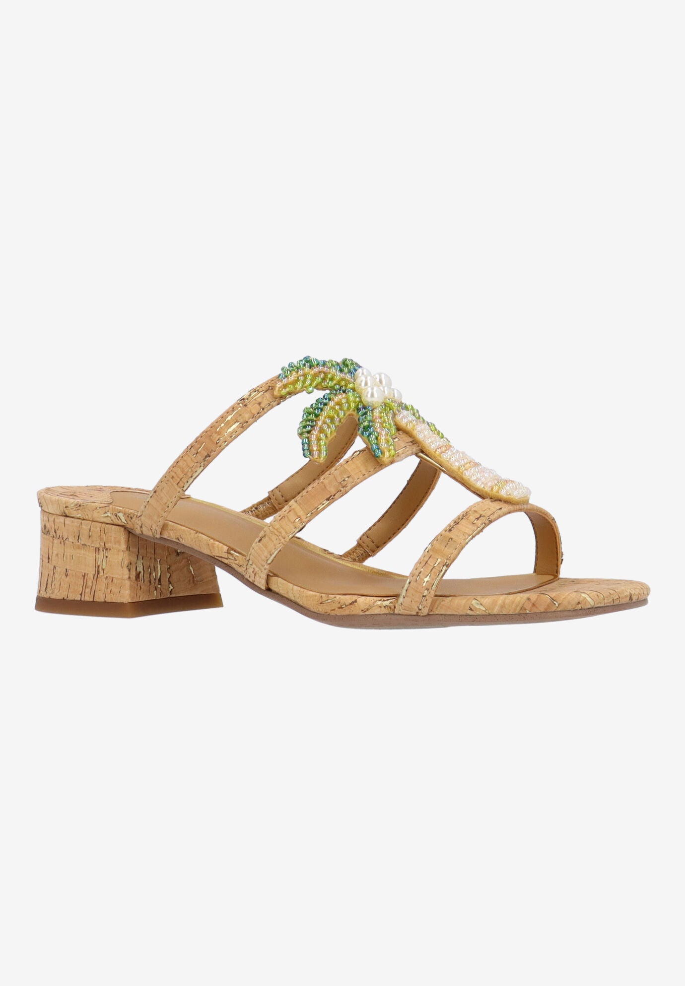 Palmeto Slip-On Sandal, NATURAL GOLD, hi-res image number 0