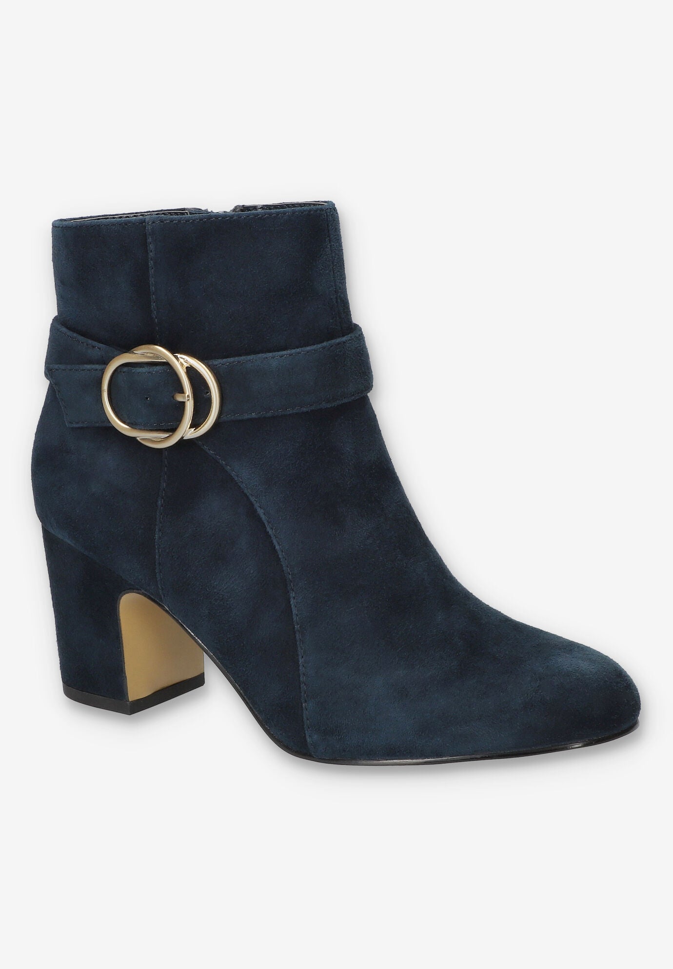 Gamela Dress Ankle Boot, NAVY SUEDE LEATHER, hi-res image number 0