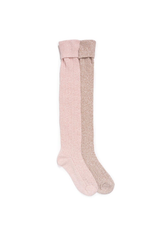 Marl Slippers Socks, PEACH BROWN, hi-res image number null