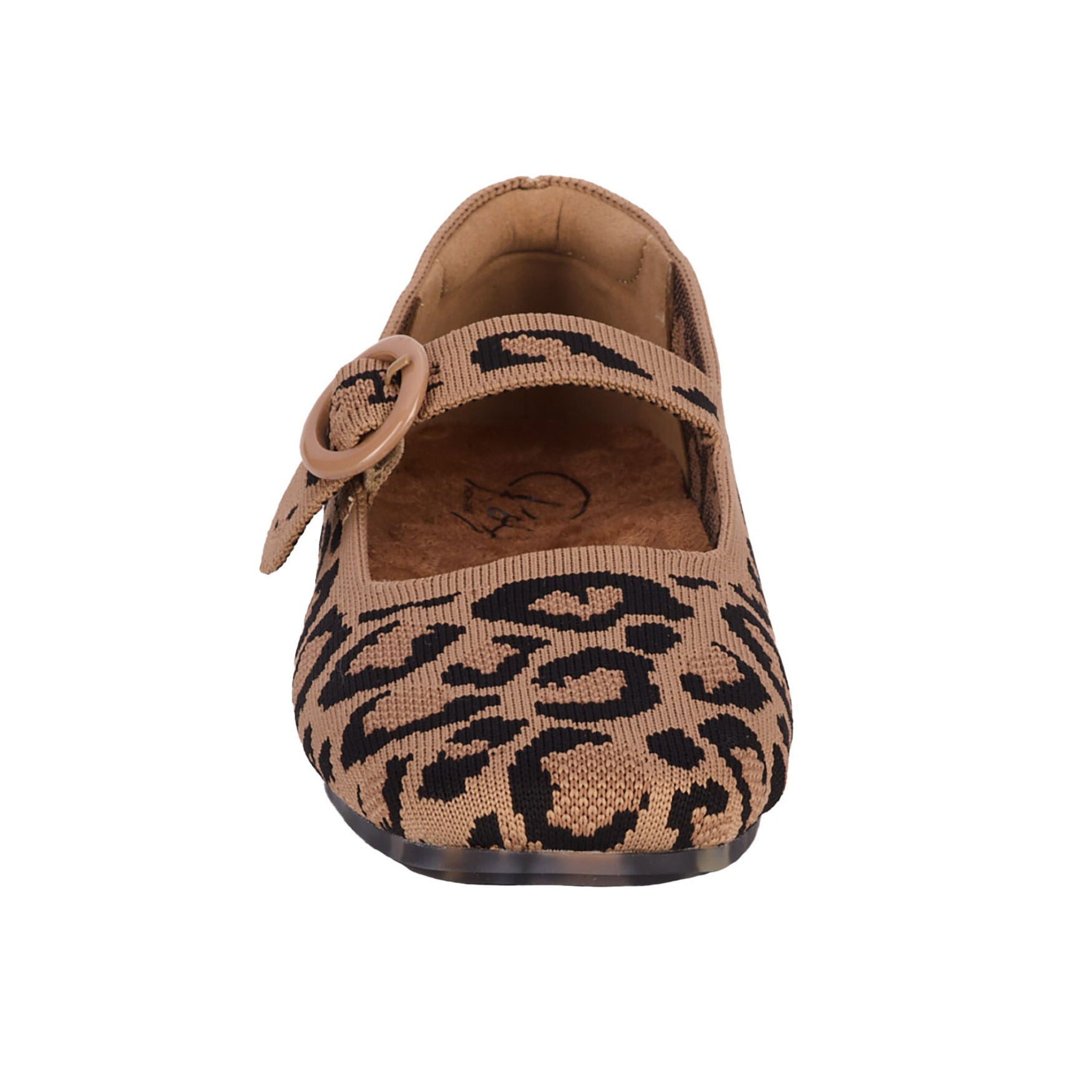 Naomi Mary Jane Flat, LEOPARD PRINT KNIT, alternate image number 4
