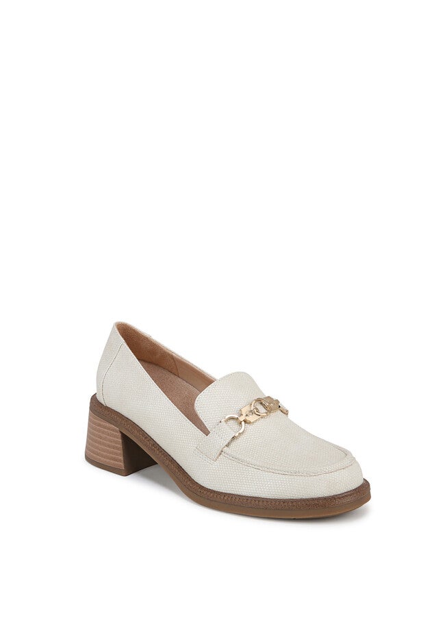 Rate Up Loafer, WHITE FAUX LEATHER, hi-res image number null
