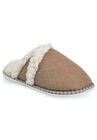Faux Wool Closed Toe Scuff Slipper, TAN, hi-res image number null