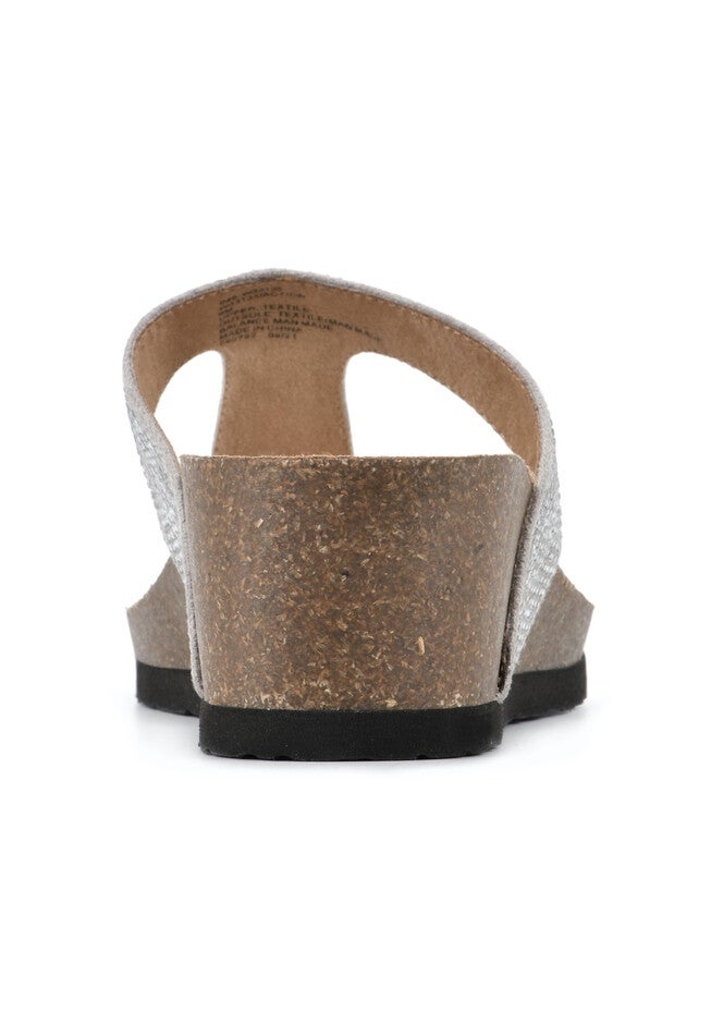 White Mountain Action Cork Wedge Sandal, , on-hover image number 1