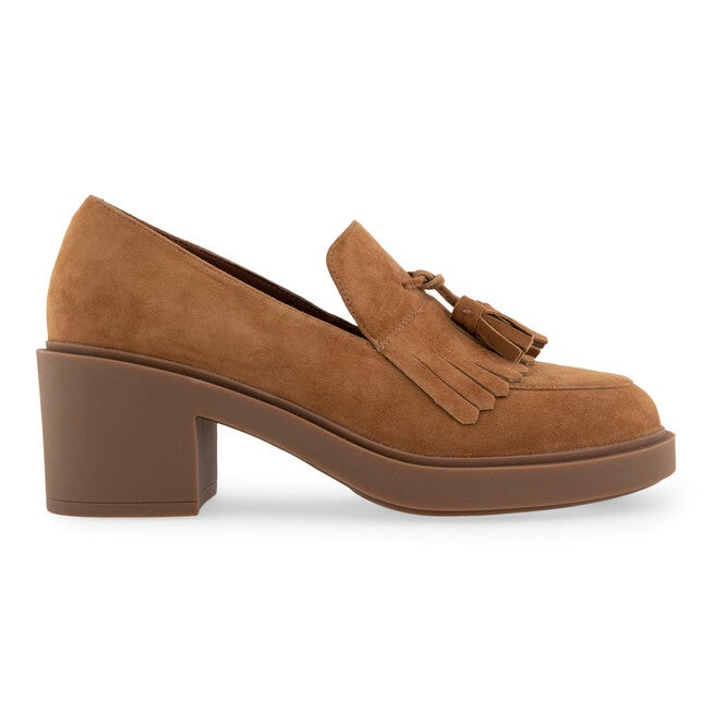 Gibes Block Heel Loafer, TOBACCO, alternate image number null