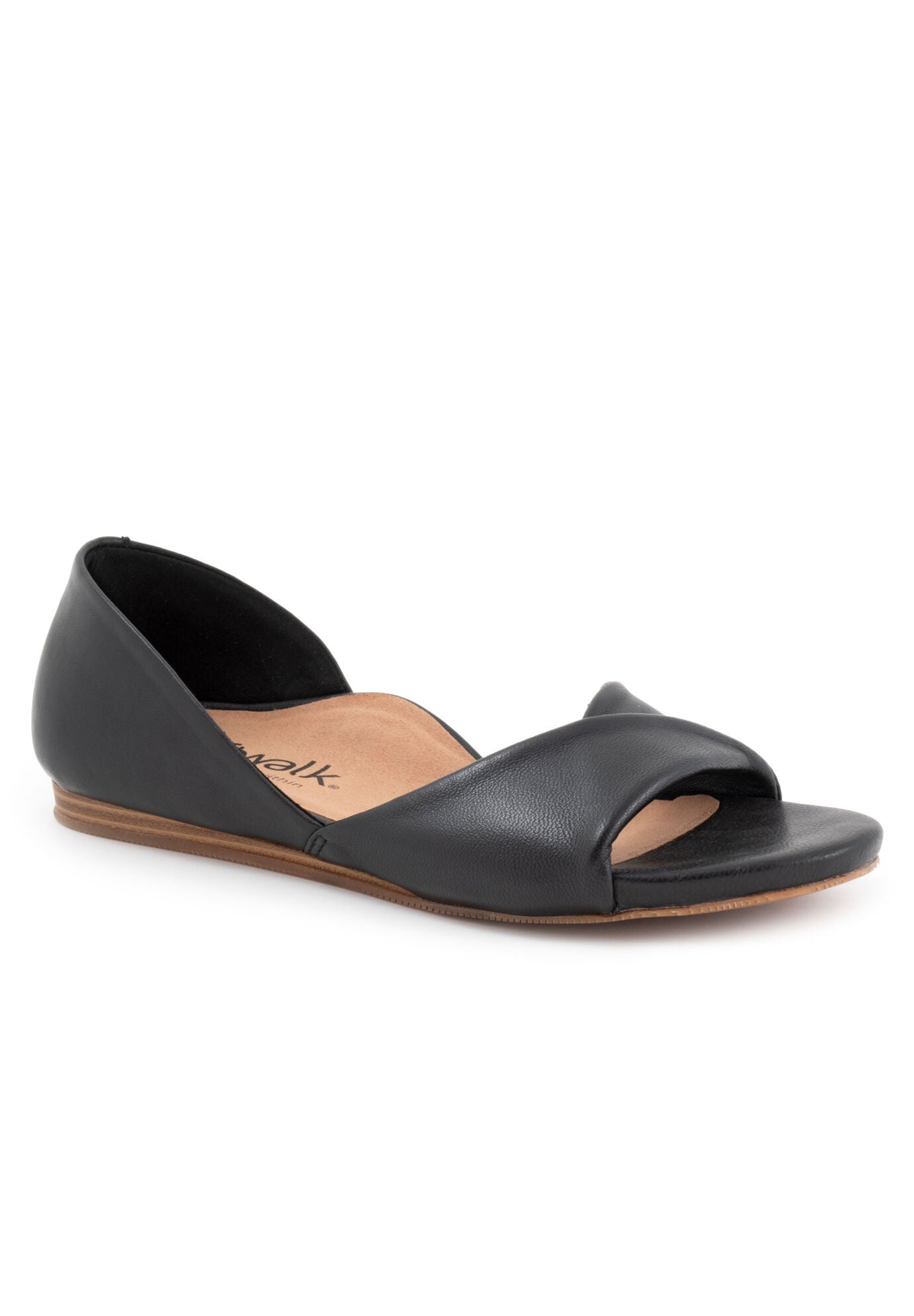 Cypress Flat Sandal, BLACK, hi-res image number 0