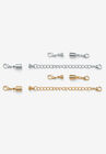 Silver Tone and Gold Tone Chain Extender Set, GOLD, hi-res image number null