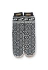 Cuffed Pattern Slipper Sock, , on-hover image number null