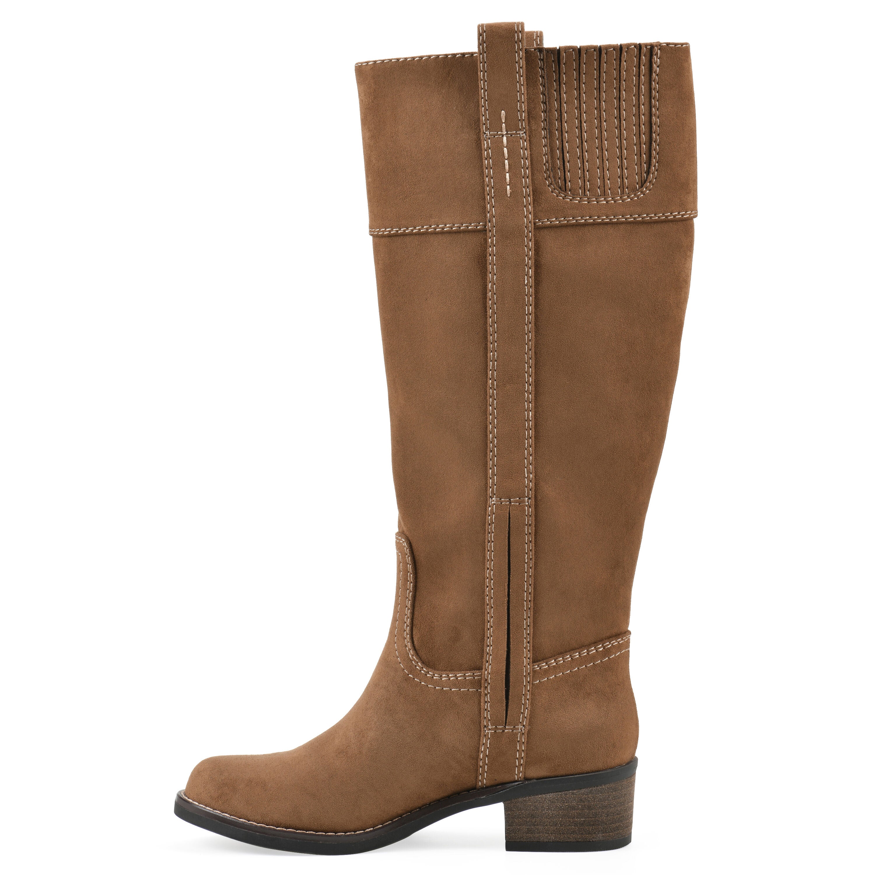 Merrier Western Tall Shaft Boot, MOCHA FABRIC, alternate image number 3