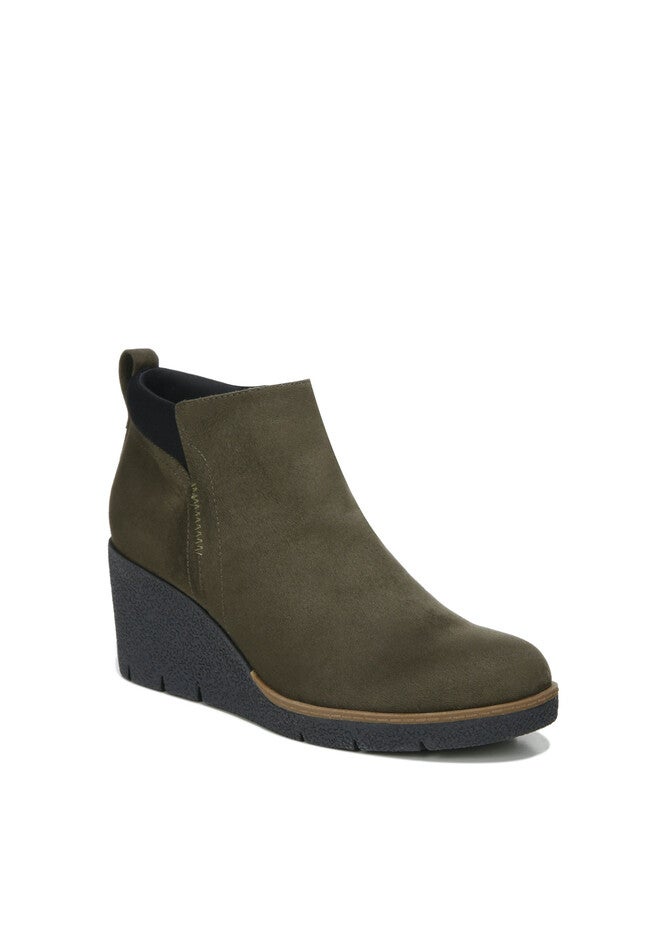 Berklie Wedge Bootie, OLIVE, hi-res image number null