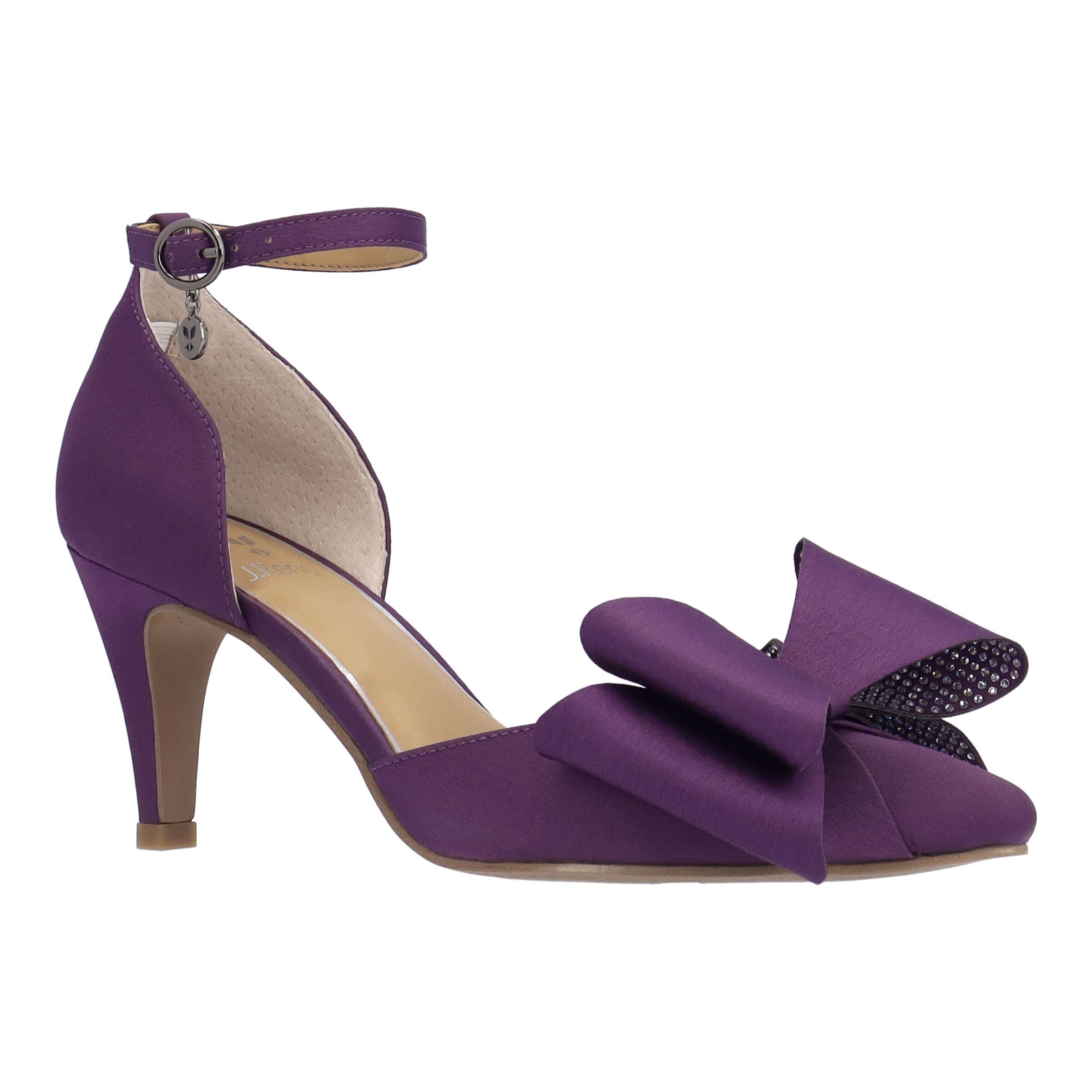 Pammie Ankle Strap Pump, PURPLE, hi-res image number 0