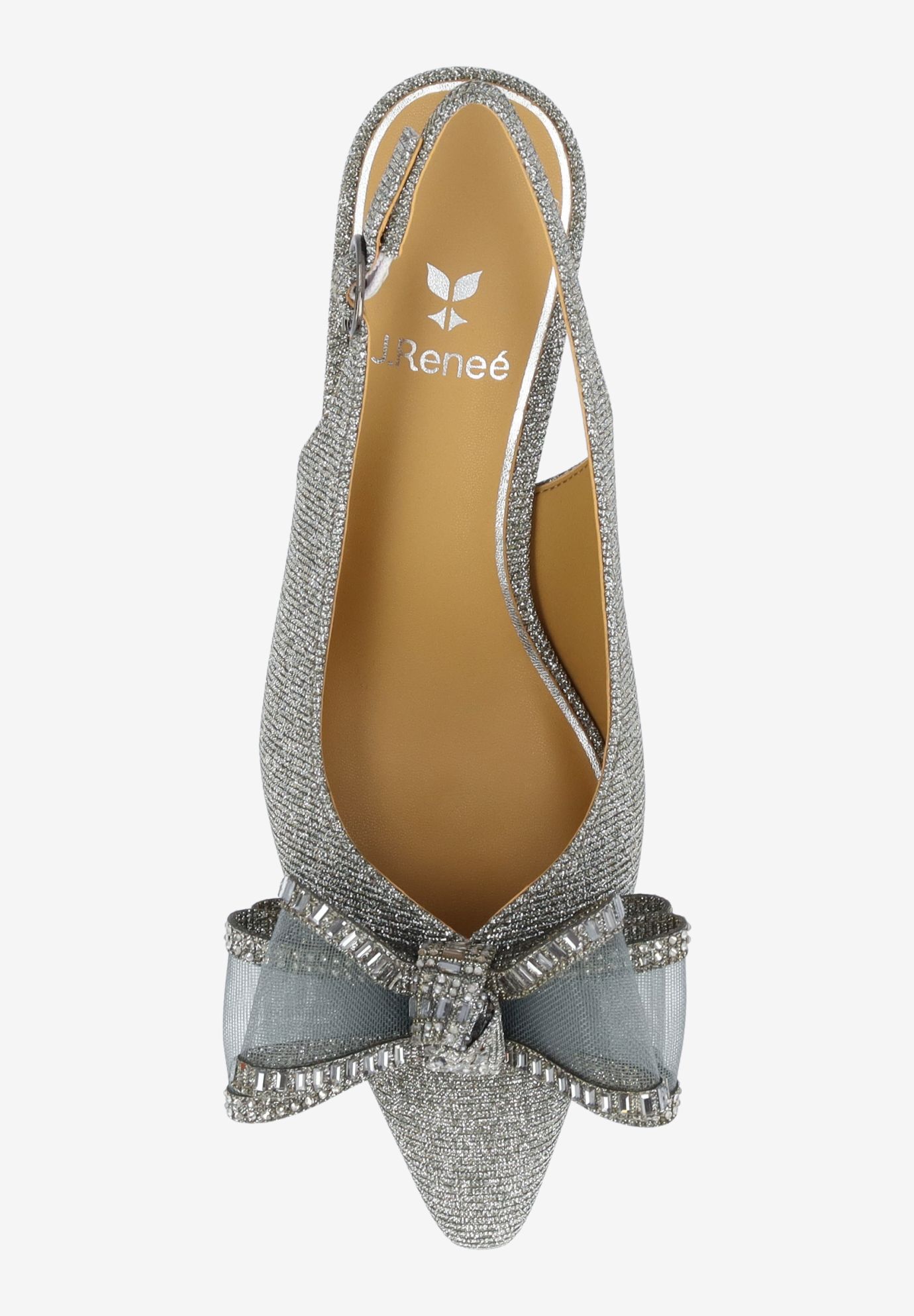 Kalindra Slingback Pump, PEWTER, alternate image number 1
