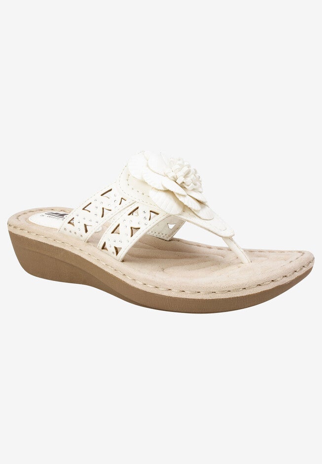 Cynthia Sandal , WHITE SMOOTH, hi-res image number null