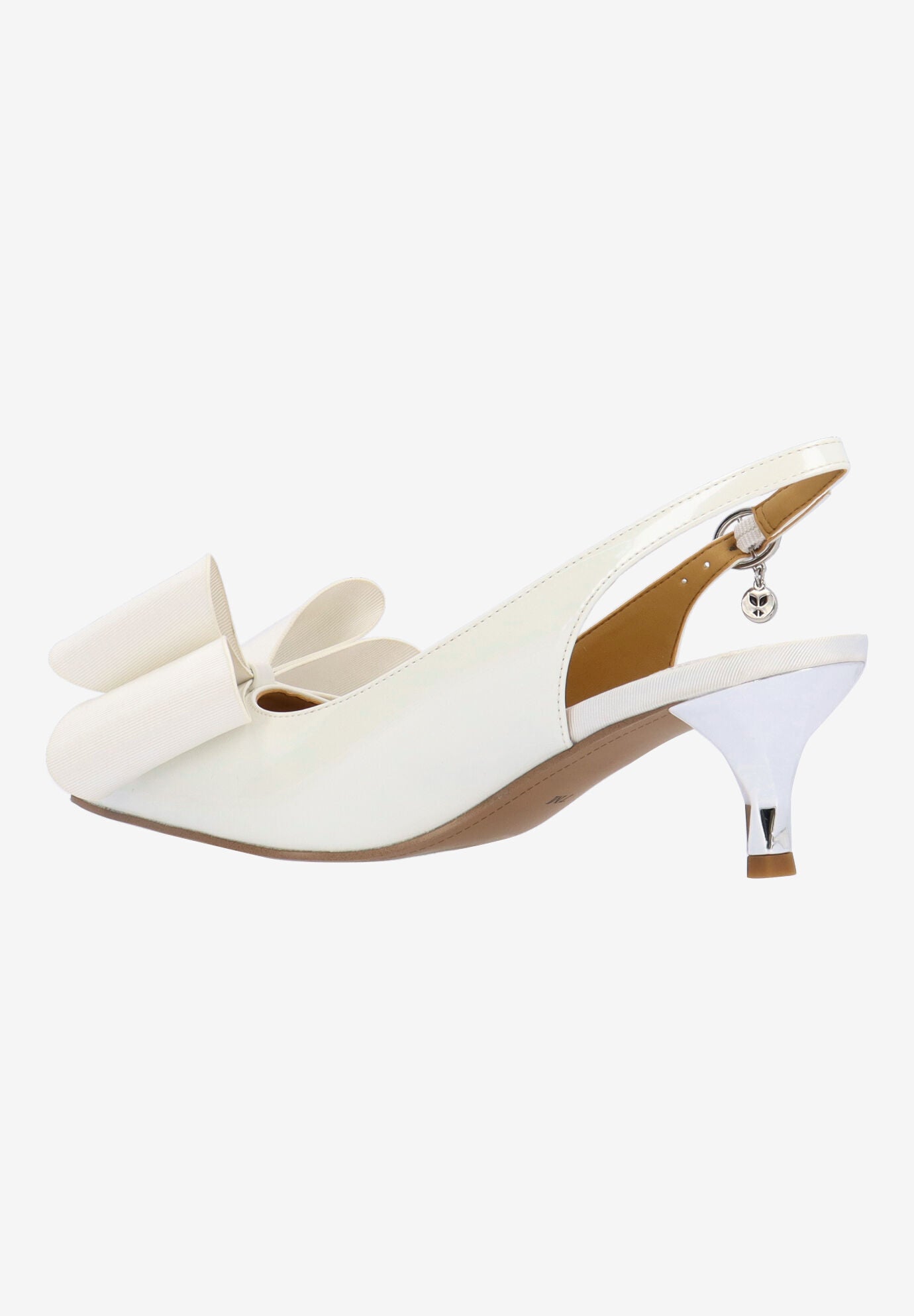 Delmare Slingback Pump, WHITE, alternate image number 5