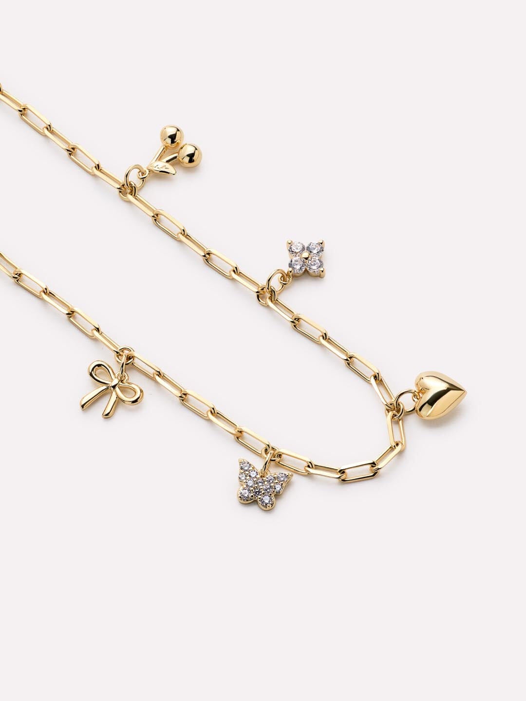 The Everyday Charm Necklace, GOLD, alternate image number 4