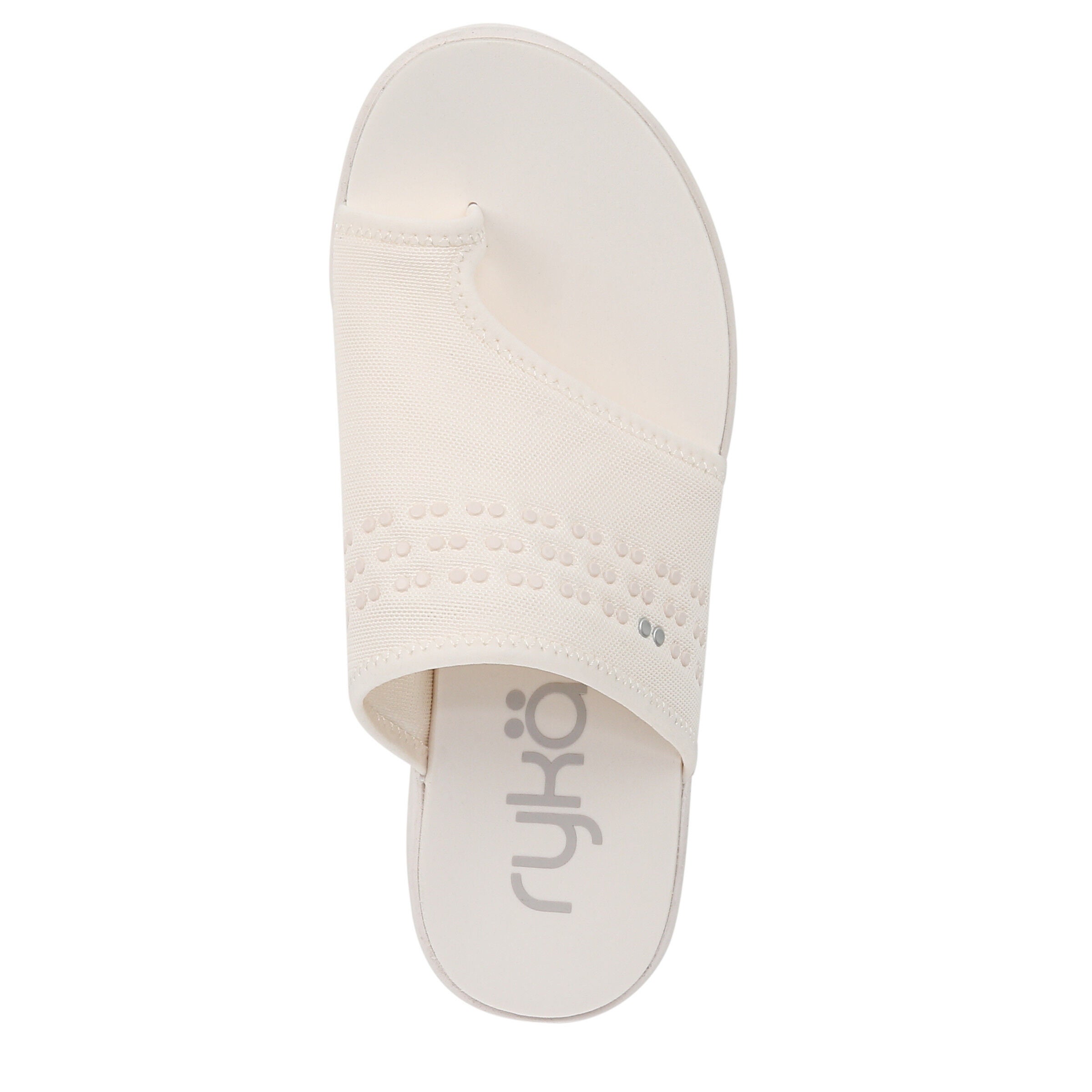 Elegance Slide Sandal, WHITE ALYSSUM, alternate image number 6