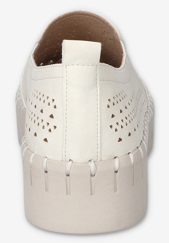 Peppy Platform Sneaker, WHITE, alternate image number 3