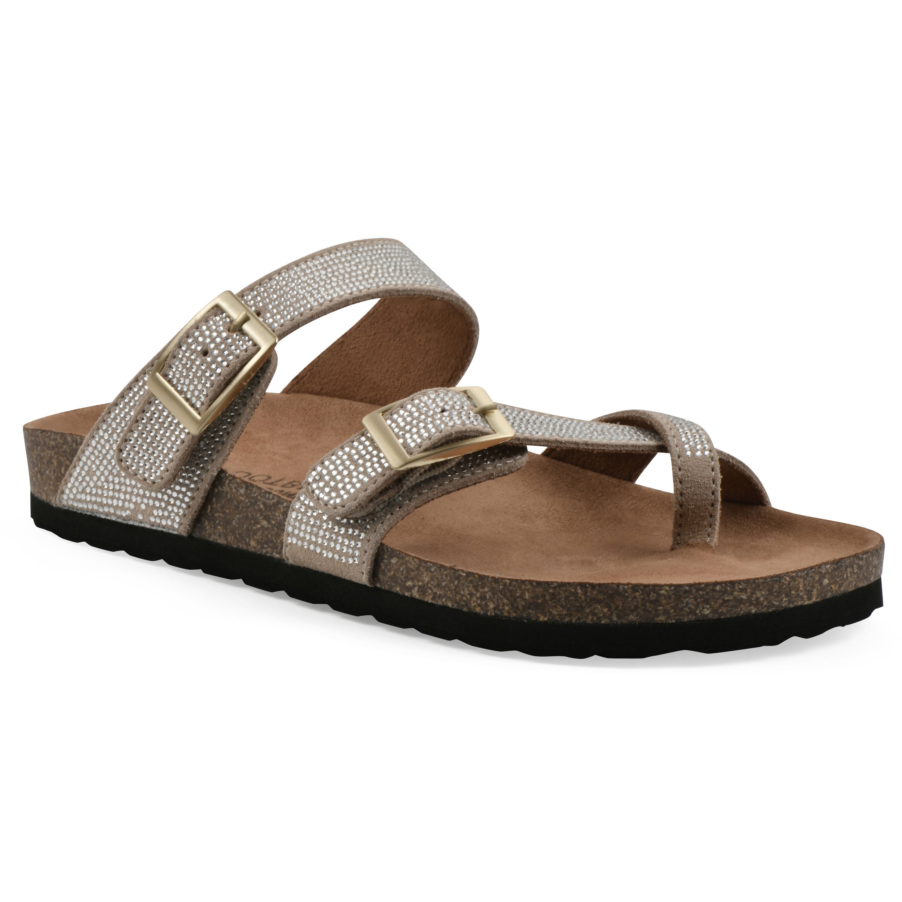Grays Footbeds Sandal, SANDAL WOOD SUEDE, hi-res image number 0