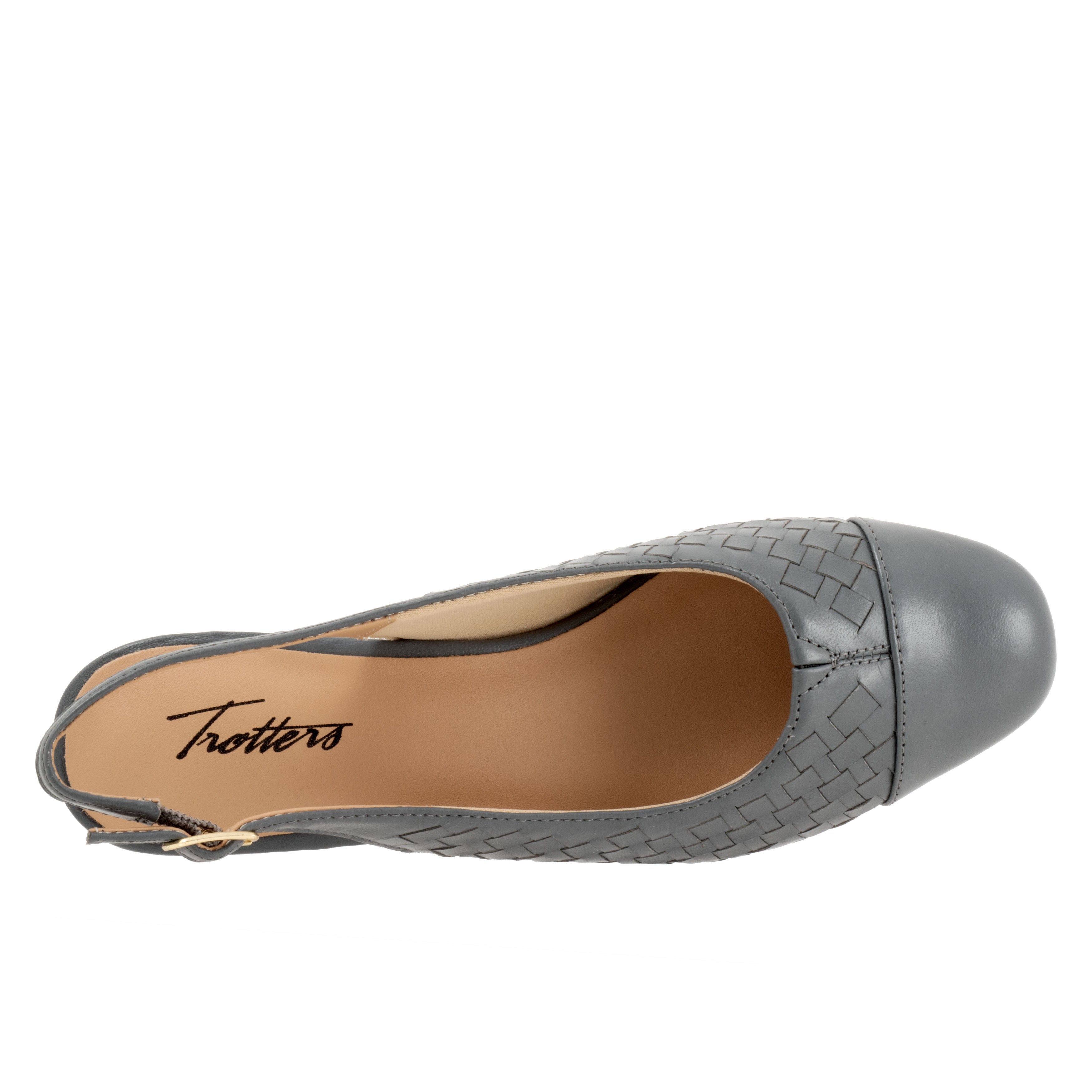 Dea Woven Pump, MID GREY, alternate image number 3