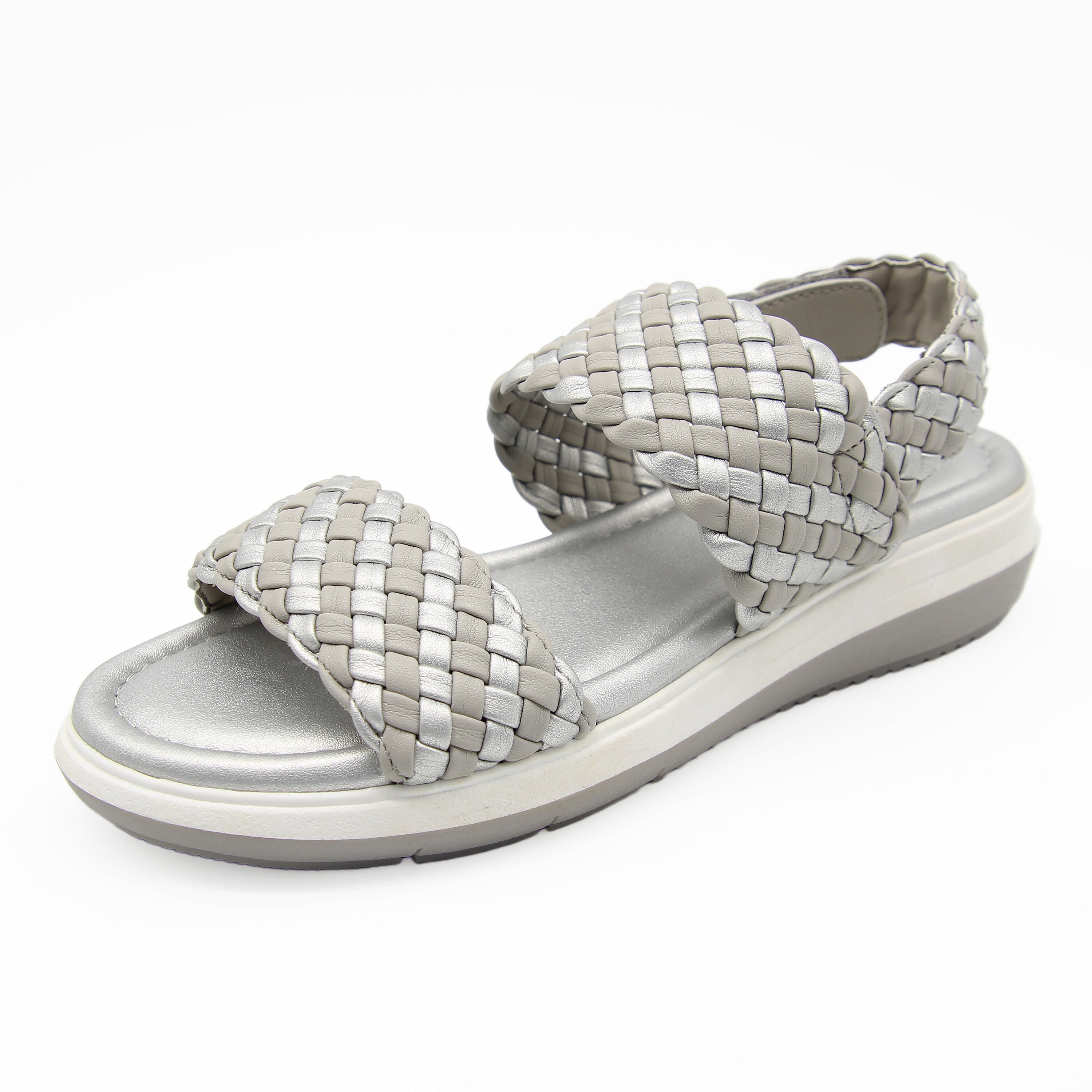 Leila Sandal, GREY SILVER, alternate image number 6